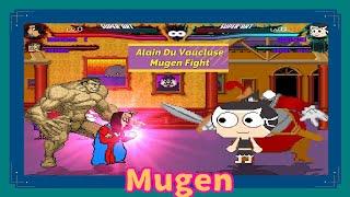 Mugen : Underdog X & Sandman Vs Hanazuki & Knight Pete (Request)