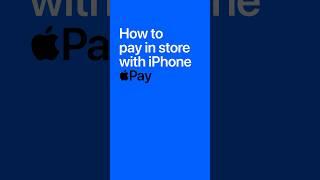 How to pay in store with Apple Pay using iPhone. #Shorts