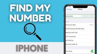 How To Find Phone Number On iPhone | Real Simple! | 2024