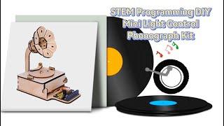 KS0803 STEM Programming DIY Mini Light Controlled Phonograph Kit #keyestudio #stem #education #diy