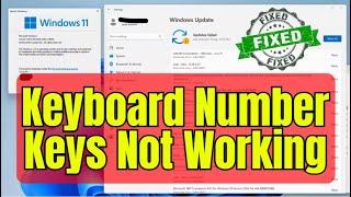 How to Fix Keyboard Number Keys Not Working Windows 11