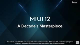 Miui 12 the best ever the best ever decades masterpiece