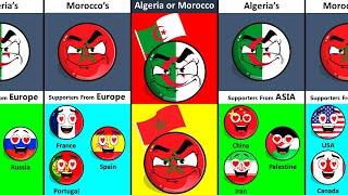 Who Do World Countries Support? Algeria or Morocco?