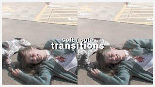 soft/ cute transitions for edits - after effects tutorial | klqvsluv