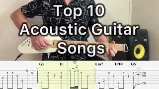 Top 10 Acoustic Guitar Songs with Tabs