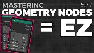 ADDING and MOVING OBJECTS with GEOMETRY NODES - BLENDER 4.2 and up