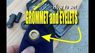 DIY: How to Set Grommets and Eyelets Easily! | Grommet Kit Tutorial