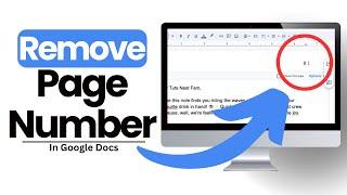 How To Remove Or Insert Page Numbers In Google Docs