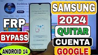 Nuevo Metodo | Samsung Android 14 -13 FRP Bypass 2024 | Eliminar Cuenta Google en Samsung 2024 