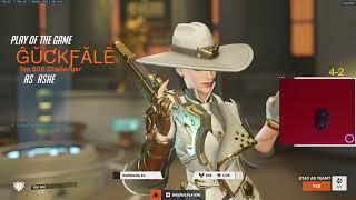 POTG! GALE ASHE GOD OVERWATCH 2 SEASON 4 GAMEPLAY TOP 500