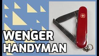 Wenger Handyman (Classic 18) Discontinued 85mm Swiss Army Knife Unboxing and Review
