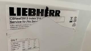 Liebherr CBNesf 3913 - сервис меню