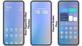 3 New HyperOS-MIUI Themes for Xiaomi,Redmi,Poco | 3 Best HyperOS-MIUI Themes