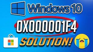 How to Fix Microsoft Store Error 0x000001F4 in Windows 10 - [2024]