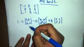 Method 2: Expansion by Minors (Find 3x3 determinant)