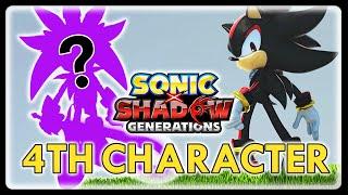 4TH PLAYABLE CHARACTER CONFIRMED!!! | Sonic X Shadow Generations News