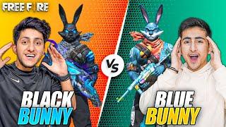 BLACK BUNNY VS BLUE BUNNY 1 VS 1 OP GAMEPLAY - GARENA FREE FIRE