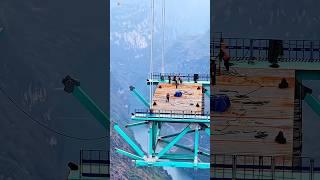 WORLD'S CANYON ACCESS BRIDGE 2025 || HUAJIANG CANYON BRIDGE #engineering #bridge #construction