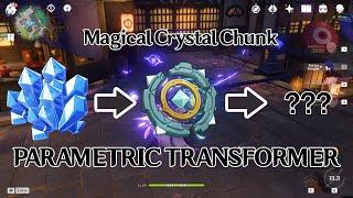 What If you put 150 Magical Crystal Chunk to the Parametric Transformer GENSHIN IMPACT