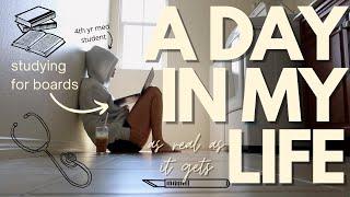 a day in my life studying for USMLE Step 2 | Rachel Southard