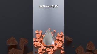 0/10 vs 10/10 Softness Simulation #blender #3dart #3danimation #satisfying