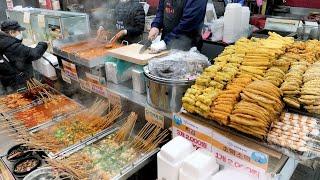 바쁘게 살아가는 사람들! 한국의 활기 넘치는 시장 길거리 음식 TOP10 / vibrant market street foods in Korea TOP10