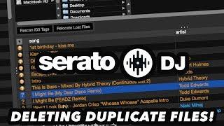 Serato DJ Tips & Tricks - How To Delete Duplicate Files!