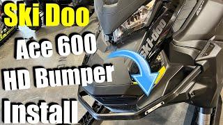 How to Remove The HOOD & Install The HD Front Bumper / Ski Doo Tundra 600 Ace Step-By-Step Guide