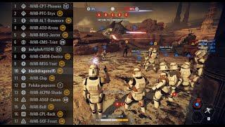 When you join a team made of only -WAR- members | Supremacy | Star Wars Battlefront 2