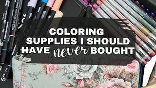 Adult Coloring Supply Regrets of 2024 | Why Did I Buy These Anyway?