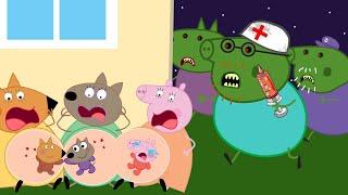 Zombie Apocalypse, Giant Zombies Attack Peppa Family At Forest ‍️| Peppa Pig Funny Animation