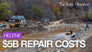 Helene repairs will cost $5 billion. This road will account for a fifth of that