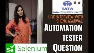 Automation Interview Questions With Shena | Selenium Interview questions 2021 | TCS Interview