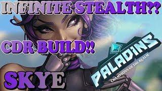 Paladins Xbox One: Best Skye preparation/Stealth Build!! No CDR!! and Infinite Stealth??