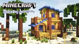 Relaxing Minecraft Longplay | Beach House (no commentary)