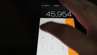 AMAZING IPHONE CALCULATOR HACK( SECRET BACKSPACE ON APP)