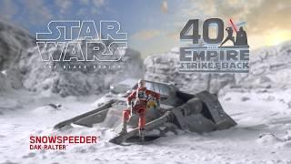 Hasbro Star Wars The Black Series Snowspeeder Vehicle and Dak Ralter Figure