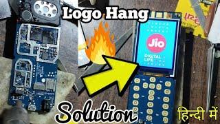 Jio phone f220b hang on logo / Jio phone 101% Solution in Hindi