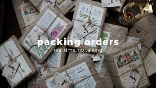 a slow process, pack orders with me - one hour asmr, no mid-roll ads
