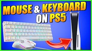 How To Use Keyboard & Mouse On The PS5 - (All Games) - NO BS QUICK EASY GUIDE