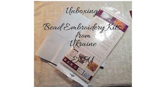 Unboxing Bead Embroidery Kits - ETSY