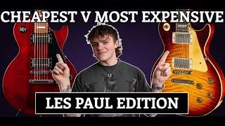 CHEAPEST vs Most EXPENSIVE : Gibson Les Paul Edition.