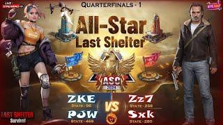  LIVE  ZKE V/S Zz7  PJW Vs SxK ⭐ All-Star Oblivion 2024 ⭐ Quarter-Final 1 - Last Shelter Survival