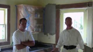 How to plaster interior walls using joint compounds