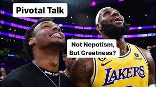 Lakers Teammates: Lebron James & Bronny not Nepotism but greatness & Rich Paul role |The Pivot Clips