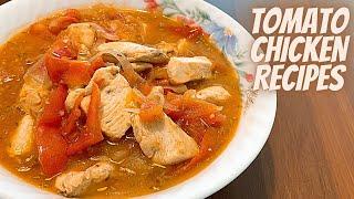 TOMATO CHICKEN BREAST RECIPES | CHICKEN WITH TOMATO RECIPE | HOW TO COOK CHICKEN WITH TOMATOES