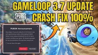 Fix PUBG CRASHES With New Gameloop 3.7 Update