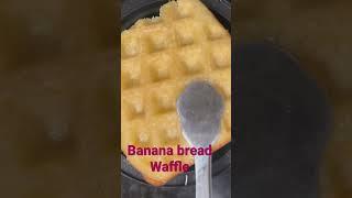 Banana muffin waffle #pancake#bananabread #bananamuffin#bananawaffle#cheese #waffle#color