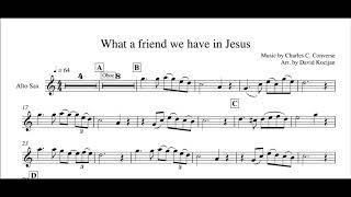 What a friend we have in Jesus - EASY INSTRUMENTAL SHEET MUSIC