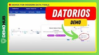 Datorios Demo // Modern ETL SaaS Platform for Engineers and Data Teams | Demohub.dev